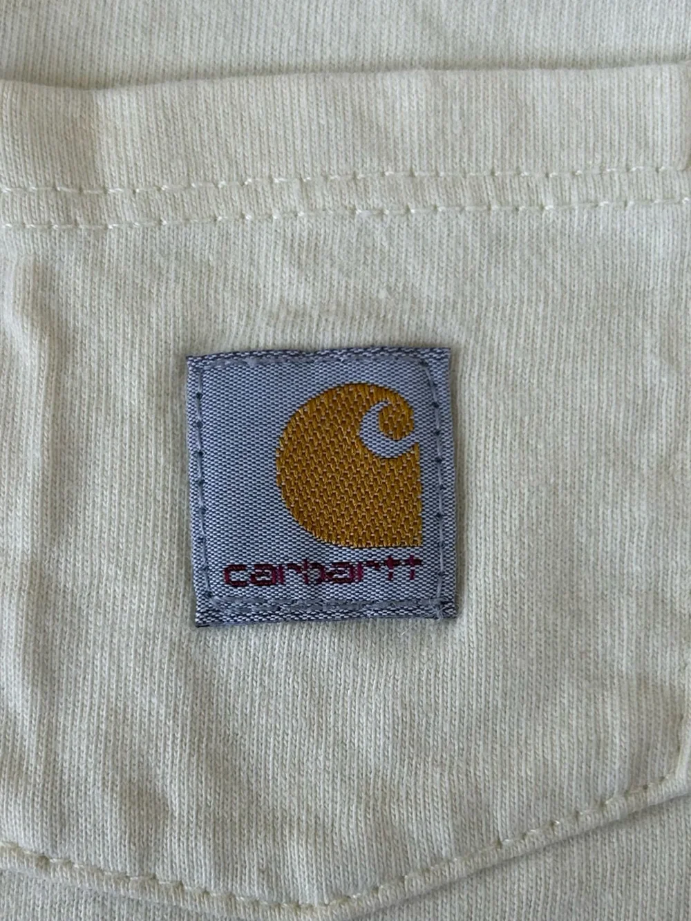 Carhartt Cream Infant Crewneck Onesie - Size 12M